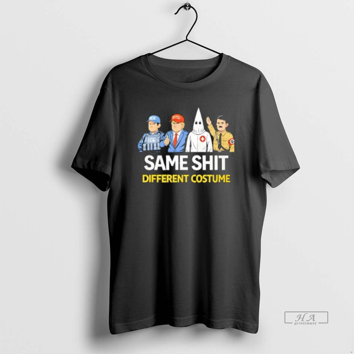 Official Same Shit Different Costume Ice Trump Caricature T-Shirts, Hoodie, Sweatshirt | CiraTrend.com