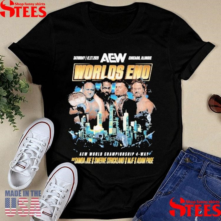 Samoa Joe Vs Hangman Adam Page Vs Swerve Strickland Vs Mjf T-shirt