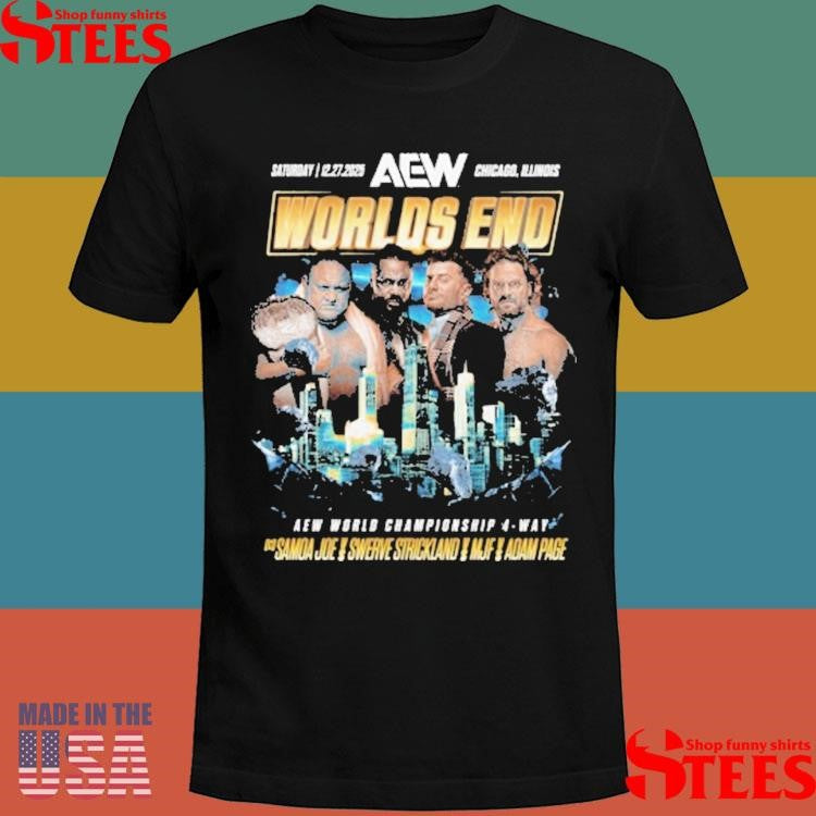 Samoa Joe Vs Hangman Adam Page Vs Swerve Strickland Vs Mjf T-shirt