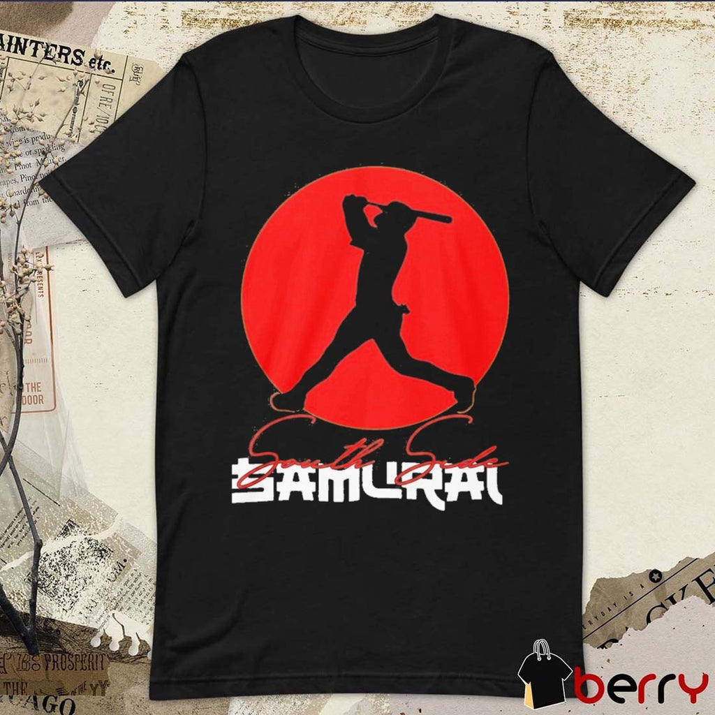 Samurai Baseball Player Silhouette South Side Munetaka Murakami Chicago White Sox MLB t-shirt