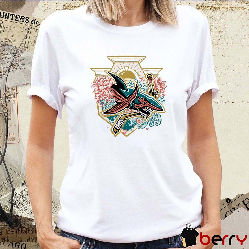 San Jose Sharks New Logo Designed By Brandon J. Tam t-shirt