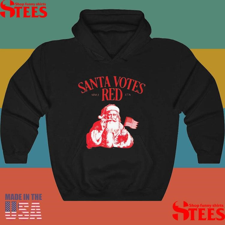 Santa Votes Red Since 1776 Christmas T-shirt