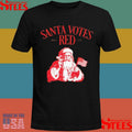 Santa Votes Red Since 1776 Christmas T-shirt