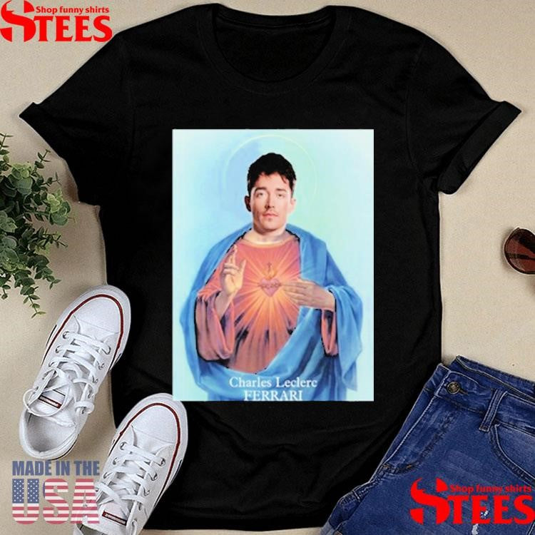Santino Charles Leclerc Ferrari Shirts