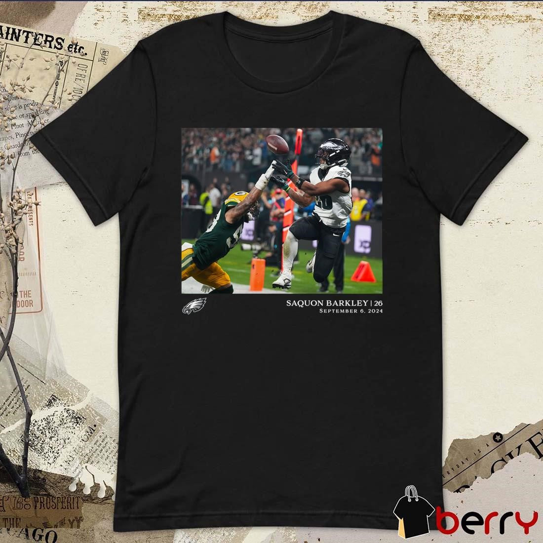 Saquon Barkley Philadelphia Eagles NFL Flash Features Week 1 Sept 6 2024 t-shirt