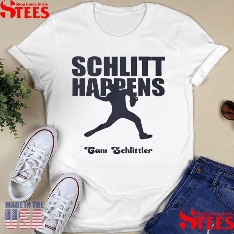Schlitt Happens Cam Schlittler T-shirt