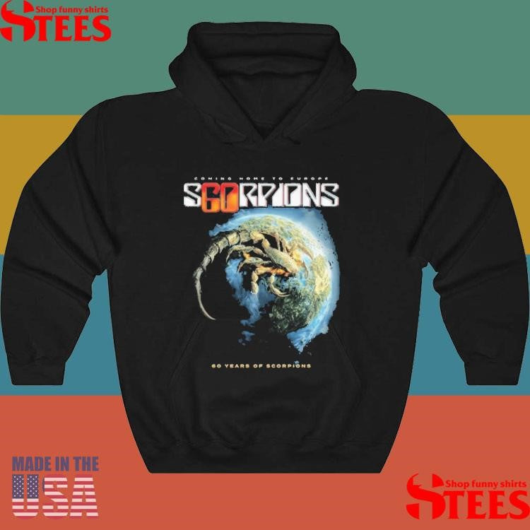 Scorpions Coming Home To European Tour 2025 Planet Rock 60 Years Of Scorpions T-shirt