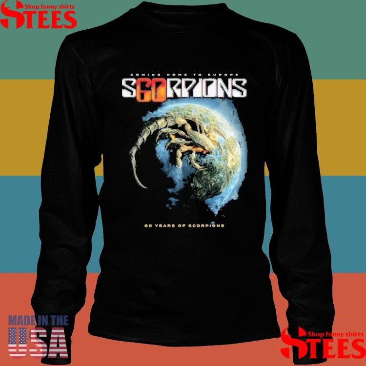 Scorpions Coming Home To European Tour 2025 Planet Rock 60 Years Of Scorpions T-shirt