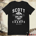 Scott Volleyball 37Th District Back to Back Champs 2024 t-shirt