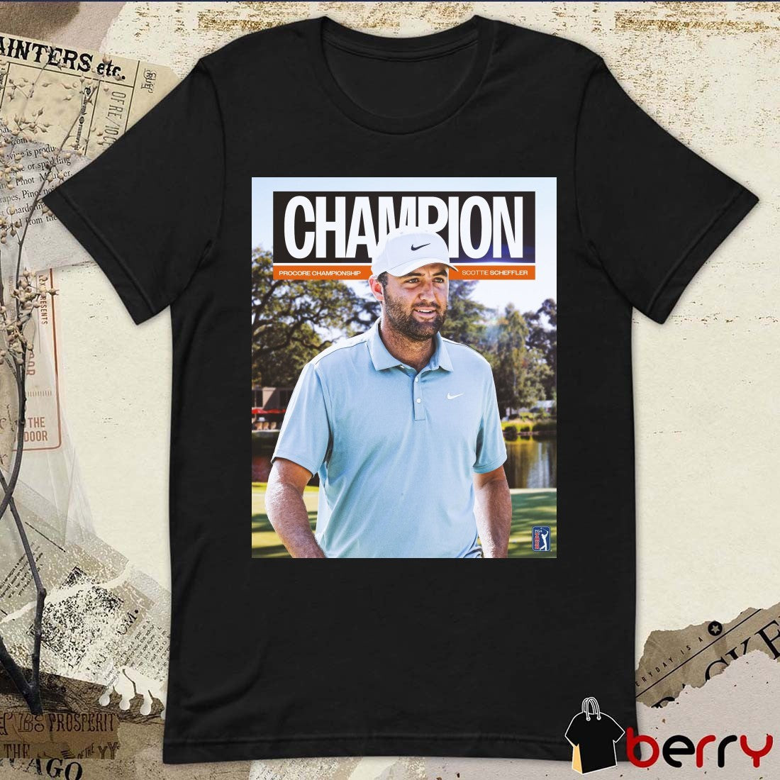 Scottie Scheffler Procore Championship Sixth Victory This Season PGA Tour 2025 Poster t-shirt