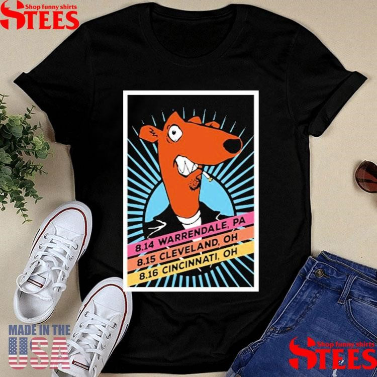 Screeching Weasel Pittsburgh Cleveland And Cincinnati 2025 T-shirts