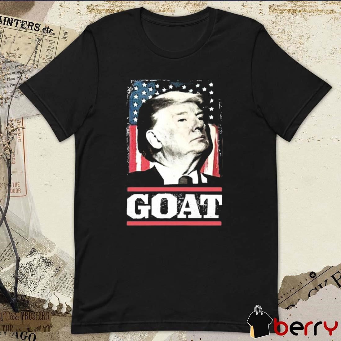Sean Whale Wearing Donald Trump Goat Vintage Retro President America 47th t-shirt