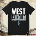 Seattle Mariners West Clinched 2024 AL West Division Champions t-shirt