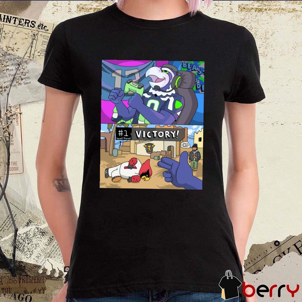Seattle Seahawks #1 Squad Placed Victory A Double Xp Weekend Poster t-shirt
