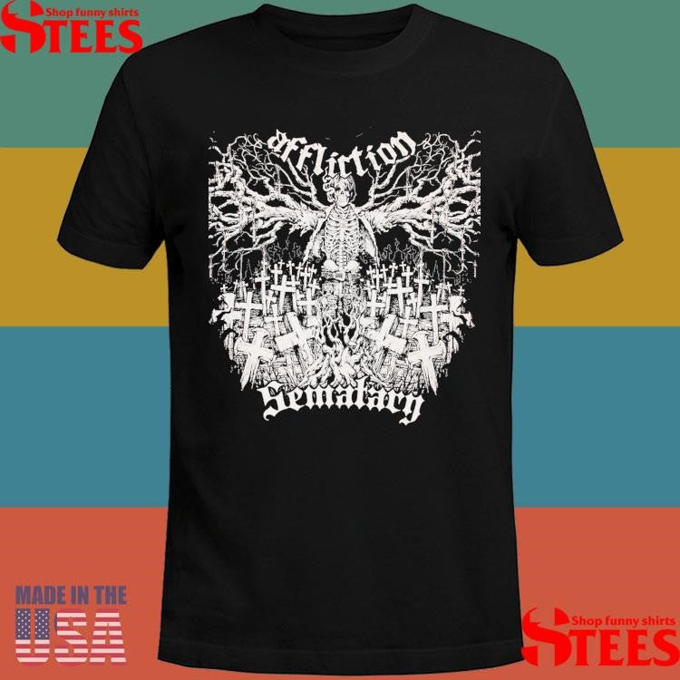Sematary Grave Affliction Sematary T-shirt