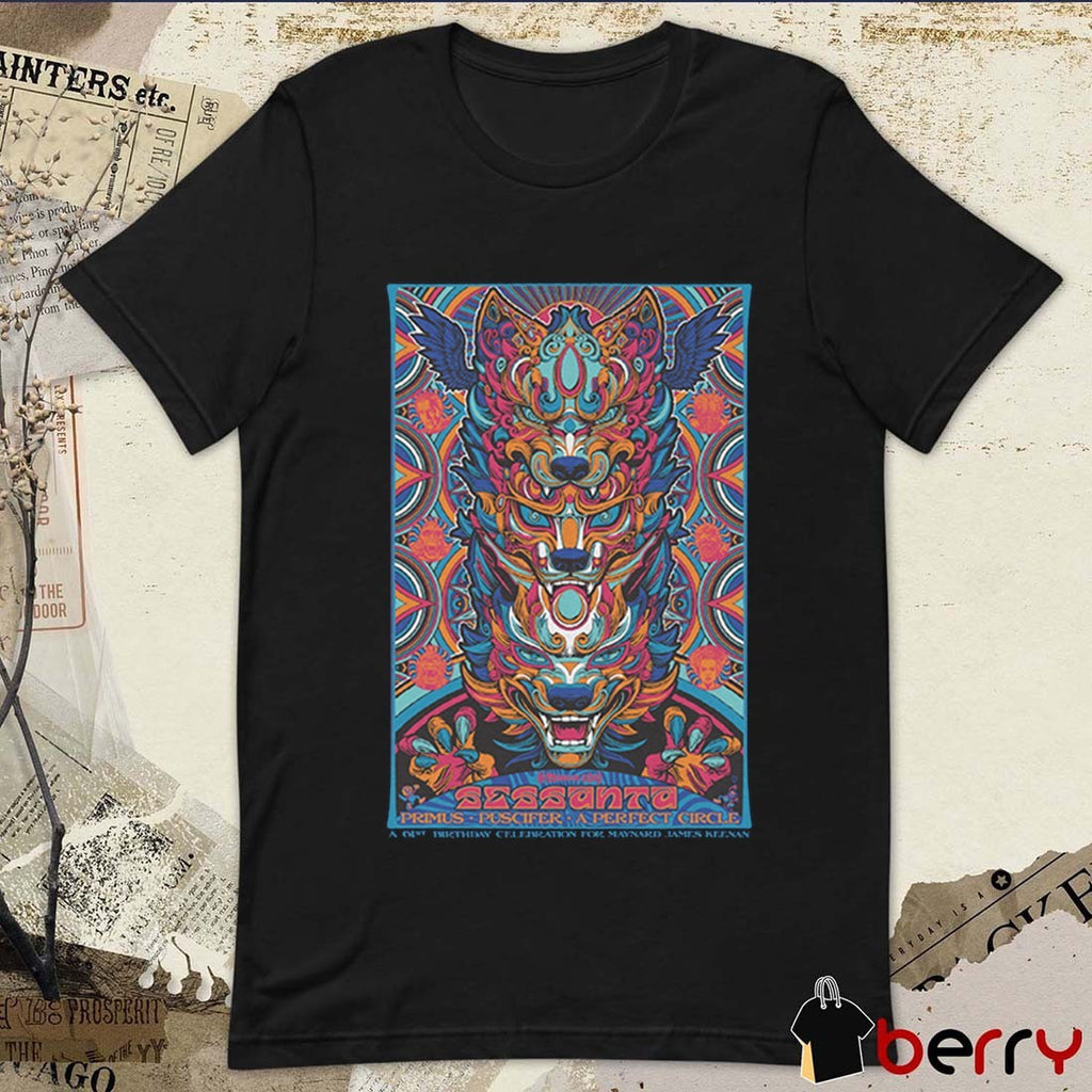 Sessanta Primus Puscifer A Perfect Circle Petersen Events Center Pittsburgh PA 5 20 2025 Tour t-shirt