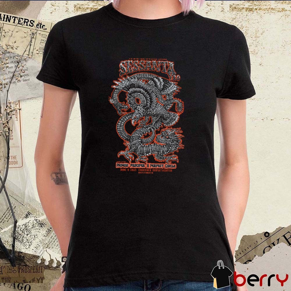 Sessanta Primus, Puscifer and A Perfect Circle June 6 2025 Cascades Amphitheater t-shirt
