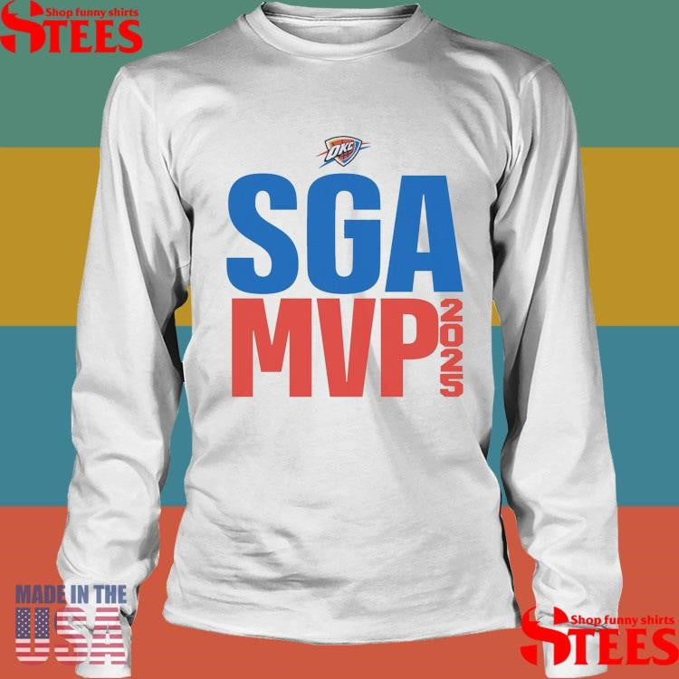 Shai Gilgeous Alexander 2025 Nba Mvp Text Shirts
