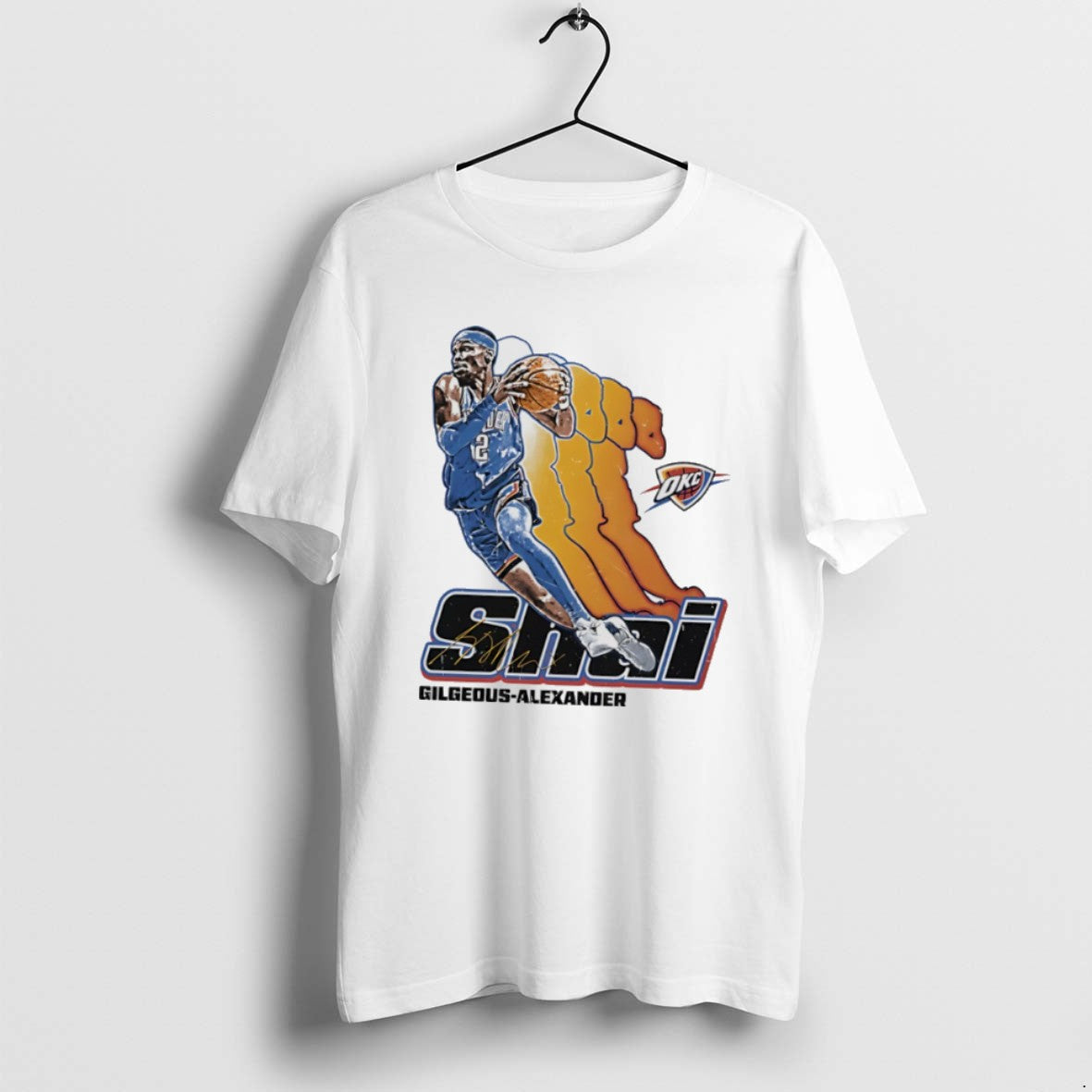 Official Shai Gilgeous Alexander Oklahoma City Thunder Signature Retro T-Shirts, Hoodie, Sweatshirt | CiraTrend.com