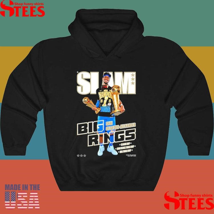 Shai Gilgeous-alexander Oklahoma City Thunder Slam Cover T-shirt