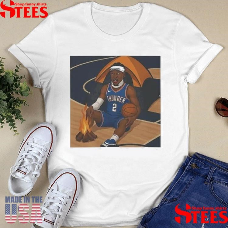 Shai Gilgeous-alexander On Fire Shirts