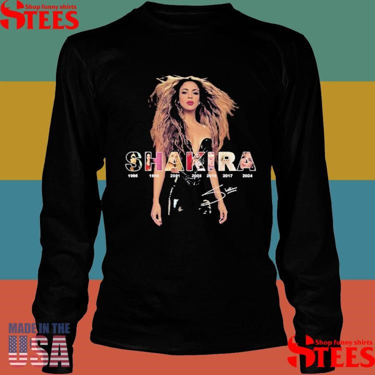 Shakira Las Mujeres Ya No Lloran World Tour Shirts