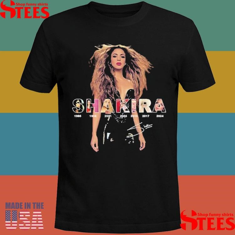 Shakira Las Mujeres Ya No Lloran World Tour Shirts