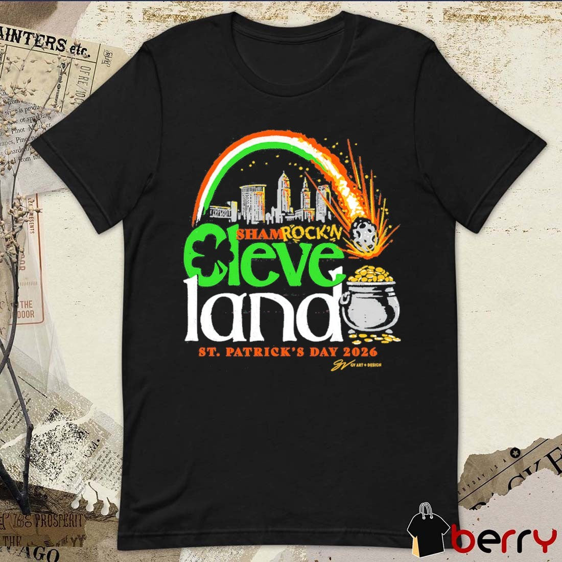 Shamrock’N Cleveland Meteor St Patrick’s Day 2026 t-shirt