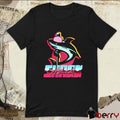 Shark Attack Cage Trunks Baseballism Logo t-shirt