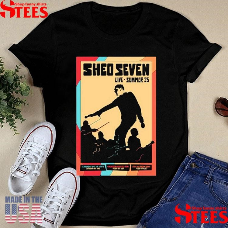 Shed Seven June 14, 2025 Scarborough Open Air Theatre, Scarborough, UK T-shirt