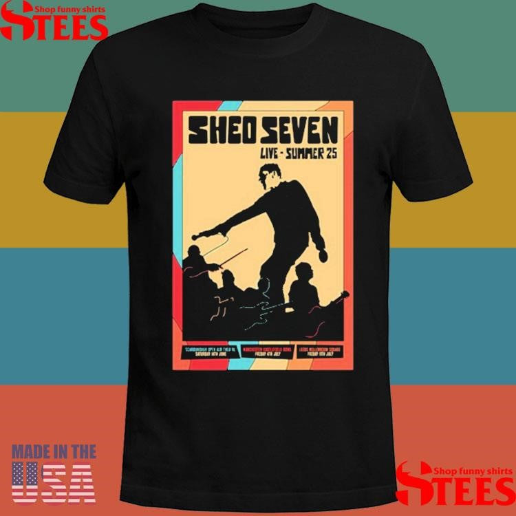 Shed Seven June 14, 2025 Scarborough Open Air Theatre, Scarborough, UK T-shirt