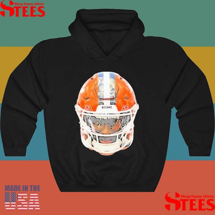Shedeur Sanders Cleveland Browns Helmet Signature T-shirts