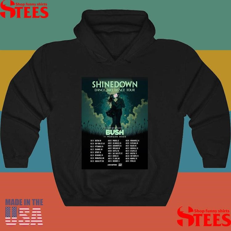 Shinedown Dance Kid Dance Us Tour Dates 2025 Morgan Wade Robot Shirts