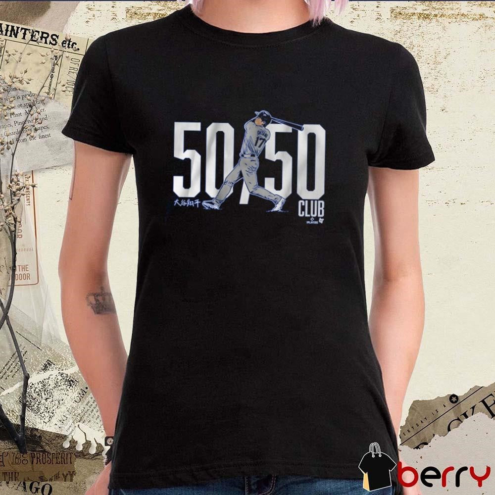 Shohei Ohtani 50 50 Club Los Angeles Dodgers MLB Painting t-shirt