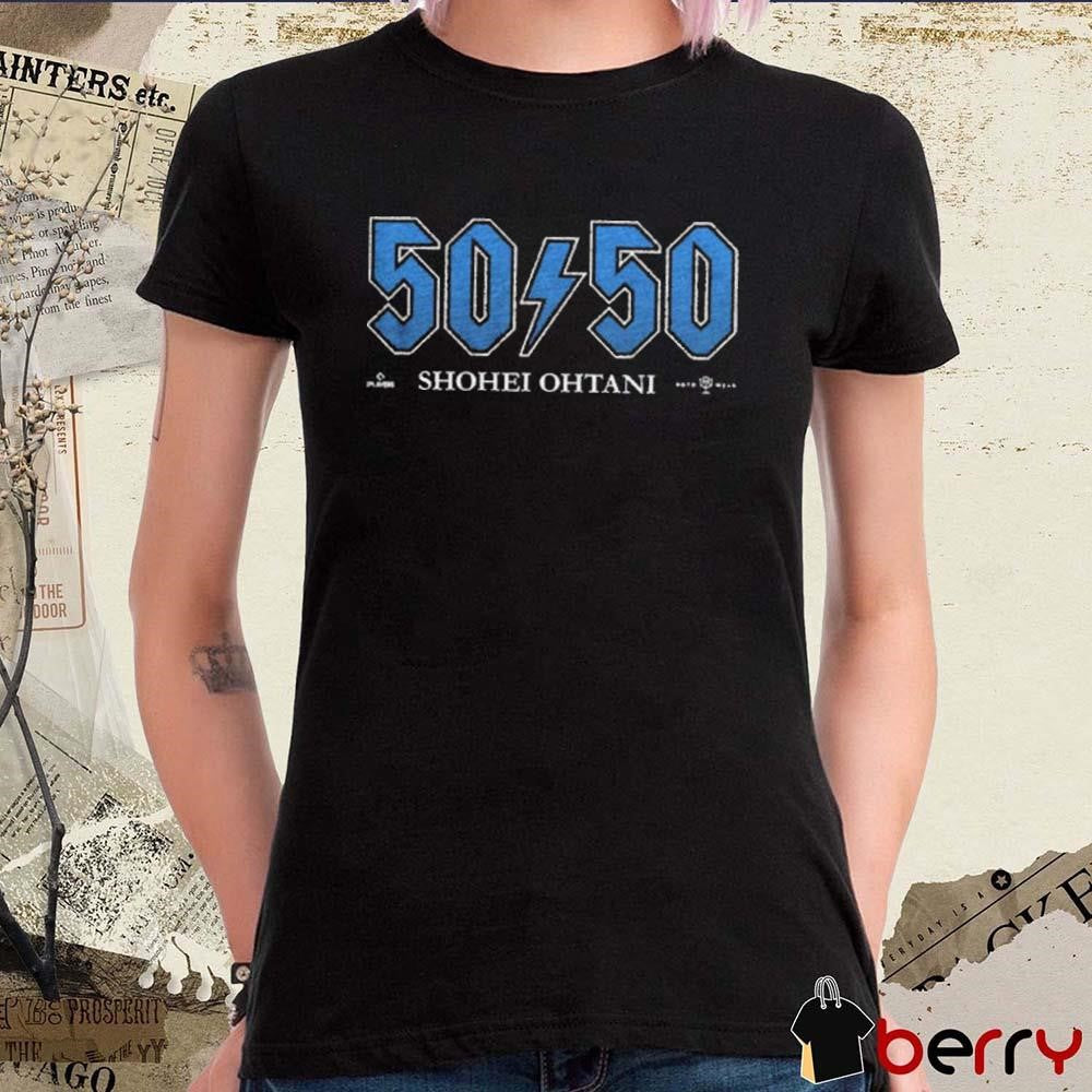 Shohei Ohtani 50 50 Rock Star Los Angeles MLB t-shirt