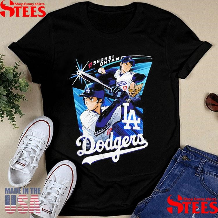 Shohei Ohtani Los Angeles Dodgers Anime Player Shirts