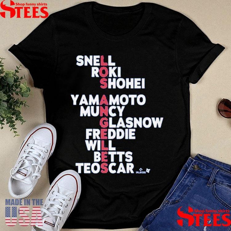 Shohei Ohtani Los Angeles Names 2025 Shirts
