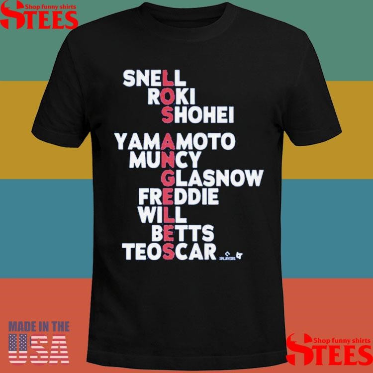 Shohei Ohtani Los Angeles Names 2025 Shirts