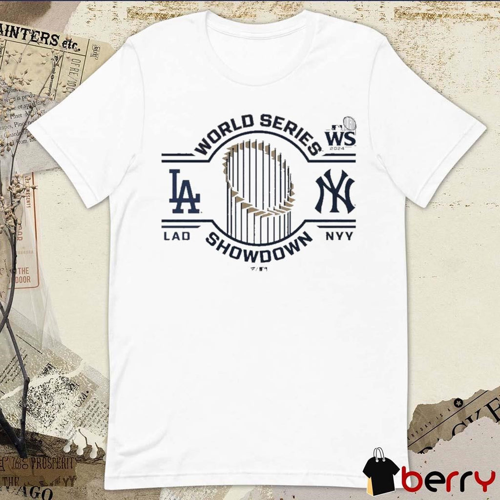 Show Down Los Angeles Dodgers vs. New York Yankees 2024 World Series Matchup Changeup Matchup Vintage t-shirt