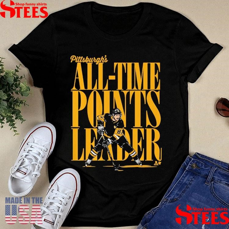 Sidney Crosby Pittsburgh All-time Points Leader T-shirt