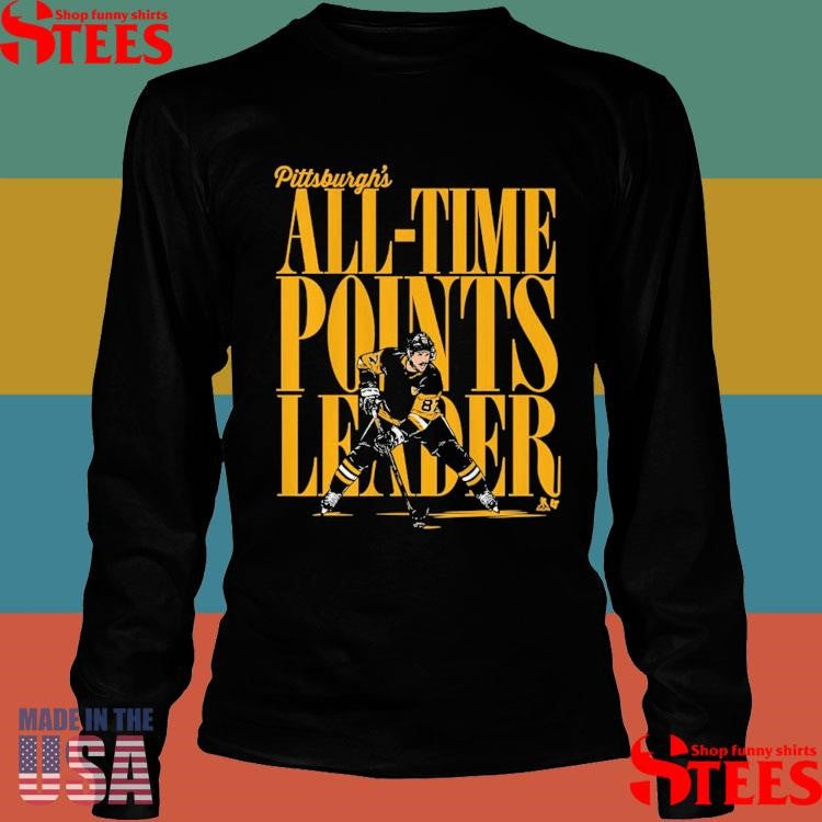 Sidney Crosby Pittsburgh All-time Points Leader T-shirt