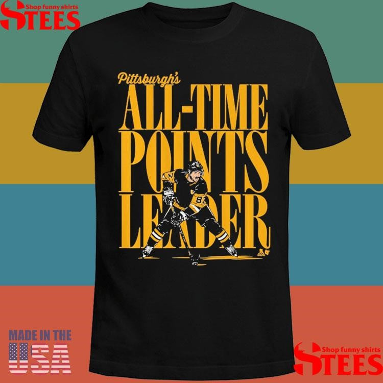 Sidney Crosby Pittsburgh All-time Points Leader T-shirt