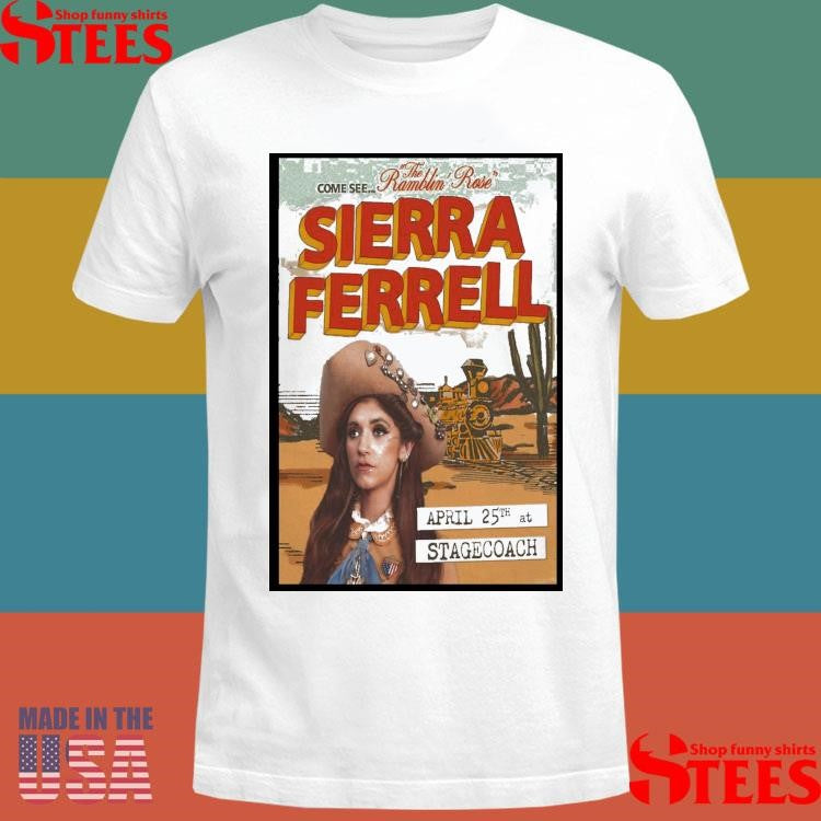 Sierra Ferrell At Empire Polo Field In Indio, Ca On Apt 25 2025 Tour Poster Shirts
