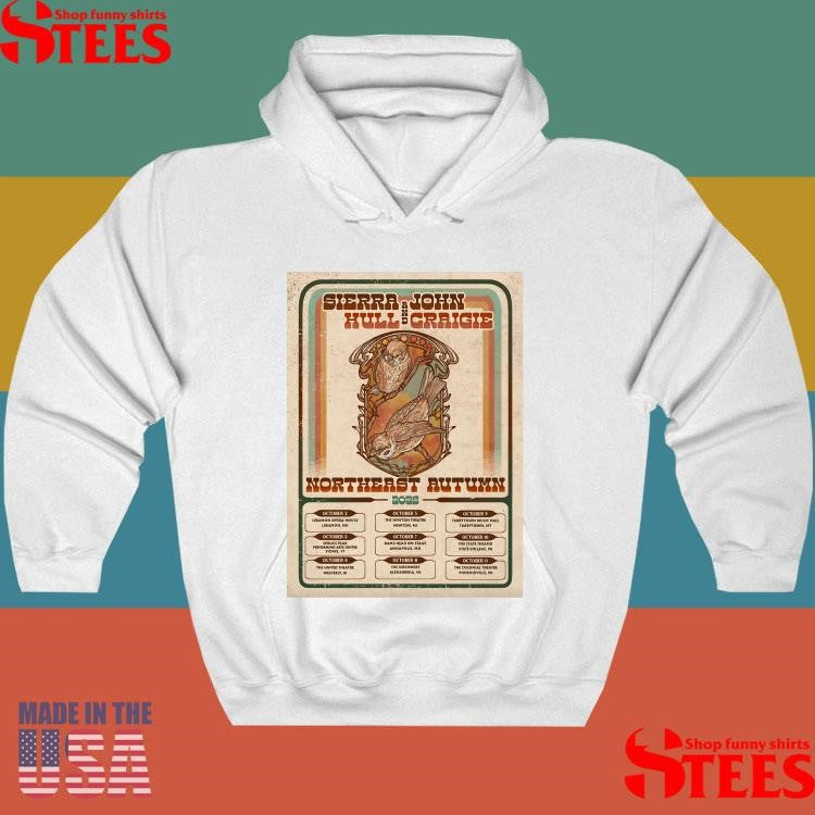 Sierra Hull And John Craigie Northeast Autumn 2025 Tour T-shirt