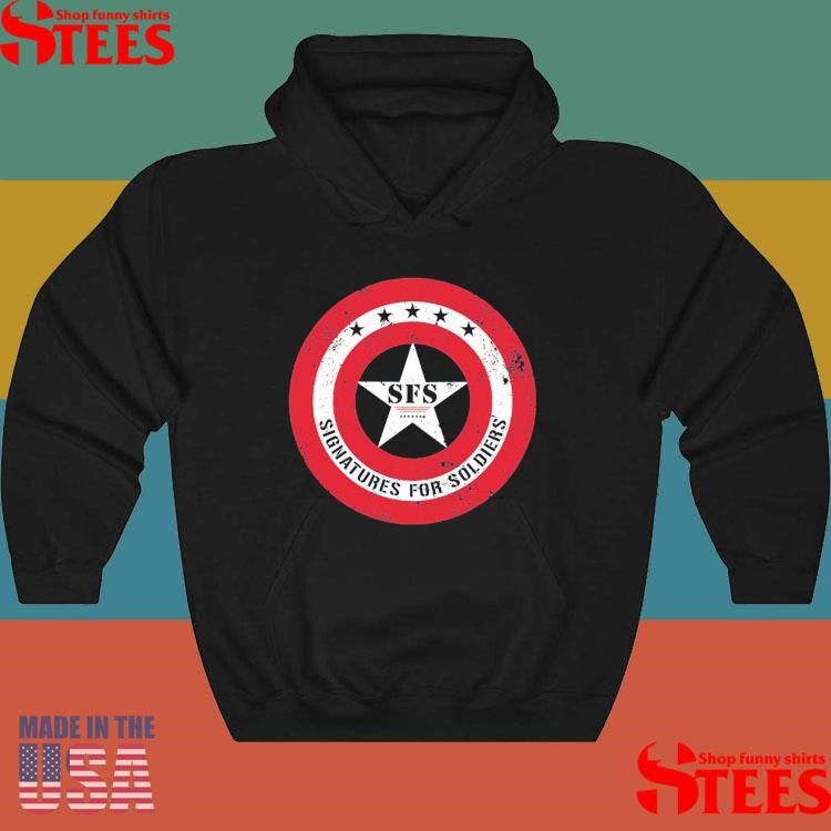 Signatures For Soldiers American Captain Star T-shirt