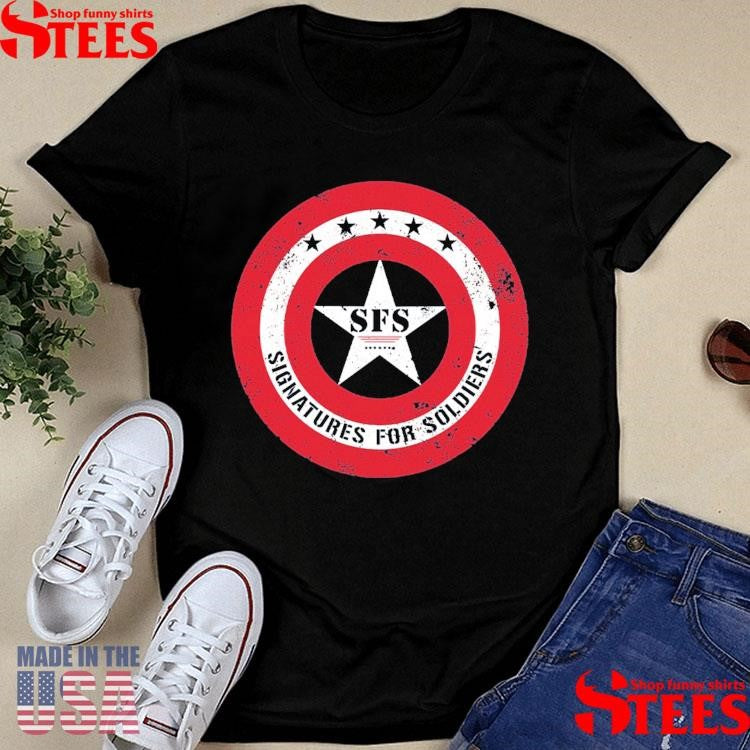 Signatures For Soldiers American Captain Star T-shirt