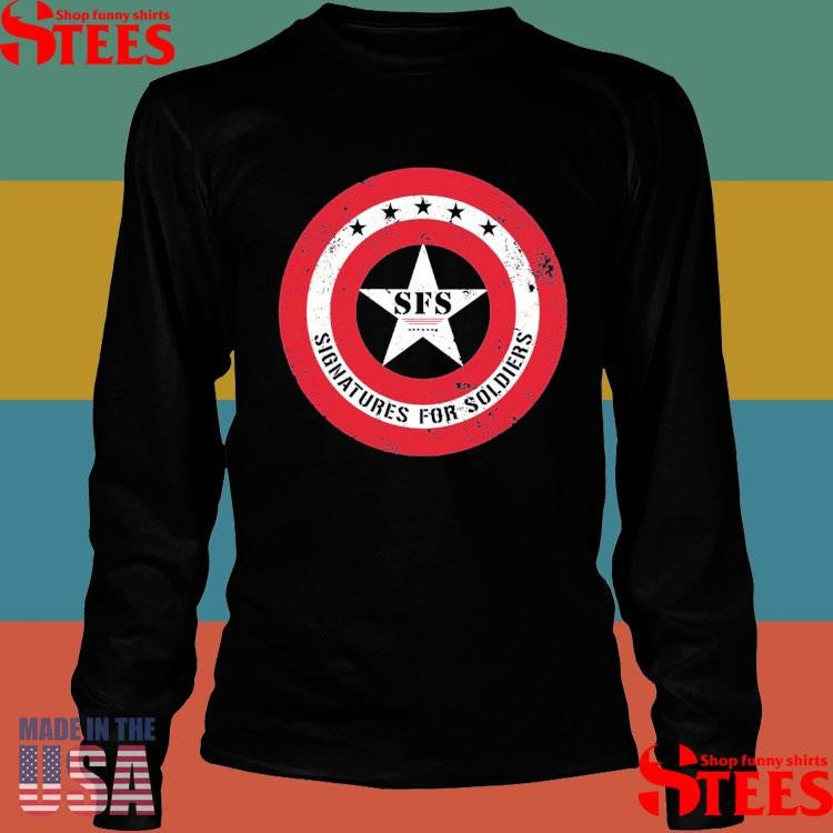 Signatures For Soldiers American Captain Star T-shirt