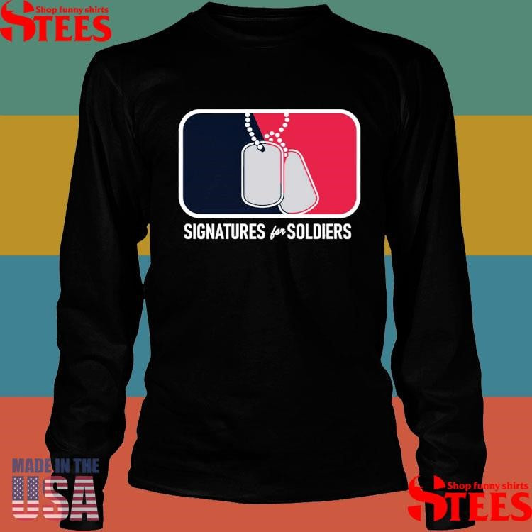 Signatures For Soldiers Dog Tags T-shirt