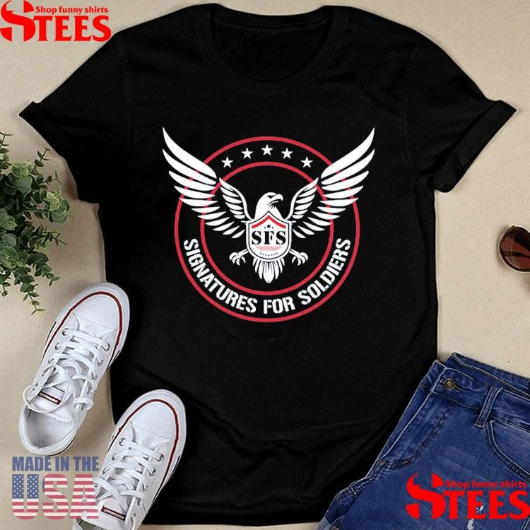 Signatures For Soldiers Eagle Seal T-shirt