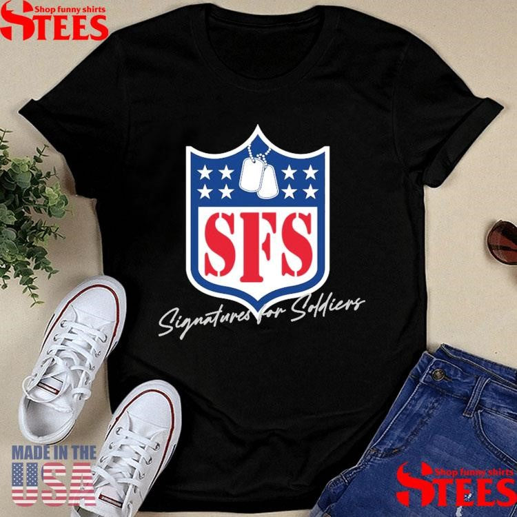 Signatures For Soldiers Gridiron Logo T-shirt